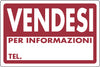 Cartello Segnaletico Vendesi Cm. 30X20 10.00 Pz