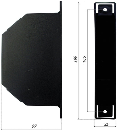 Cassetta Custodia Per Avvolgitori Semincasso Mt. 6-8 Interasse Mm. 165