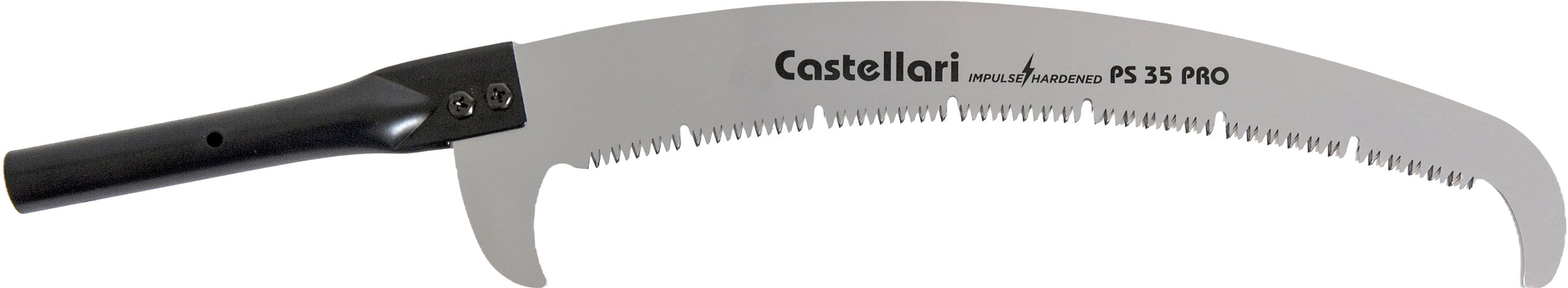 Castellari Segaccio Curvo Doppia Lama E Dente Scarico Ps 35 Pro Cm. 35 - Attacco Aste Telescopiche