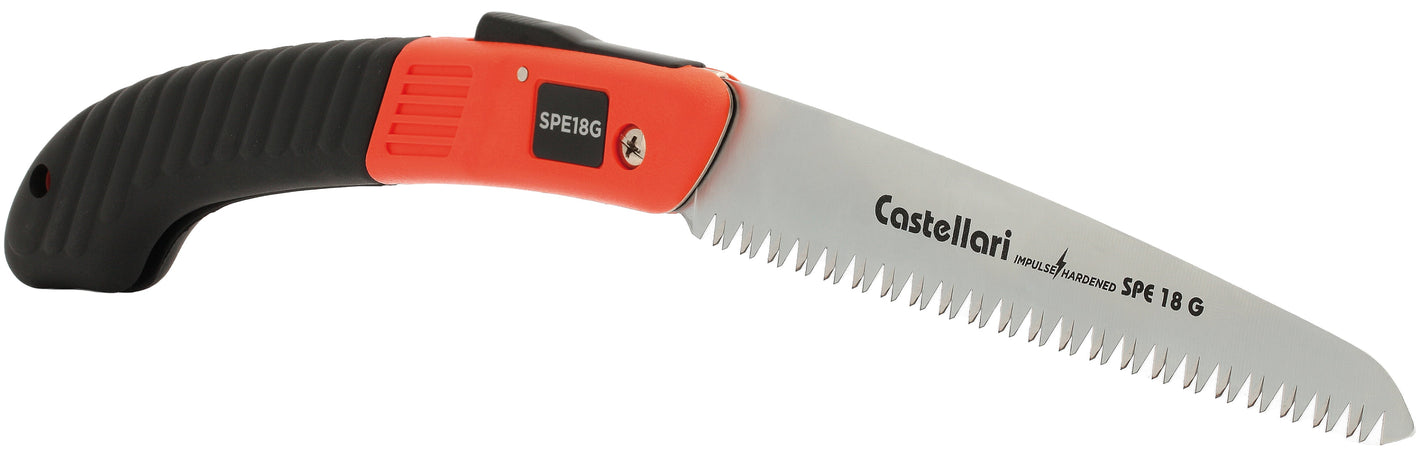 Castellari Segaccio Per Potatura Pieghevole Spe 18G Con Pulsante Cm. 18