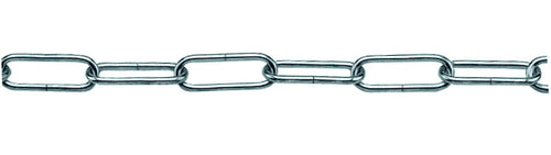 Catena Per Lampadari Genovese In Ferro Nichelato Ee ? Filo Mm. 18 N° 12 25.00 Metri