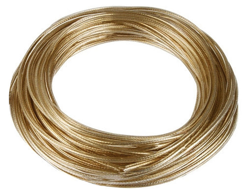 Cavetto Stendibiancheria Ottone Plastificato Ø Mm. 4 - Mt. 100