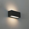 Century Applique Bidirezionale Rettangolare A Led Reverso 1 Slot E27 Col. Nero