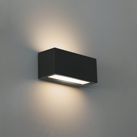 Century Applique Bidirezionale Rettangolare A Led Reverso 1 Slot E27 Col. Nero