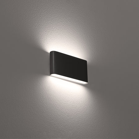 Century Applique Bidirezionale Rettangolare Led Forma 12 W-820 Lm-3.000K /4.000K/6500K Col. Nero
