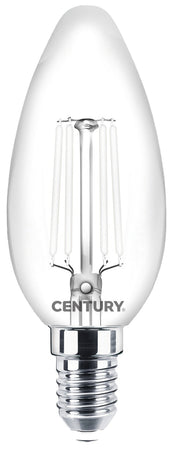 Century Lampada A Filamento Led Incanto White Candela E14 Luce Calda 4,5 W - 470 Lumen 10.00 Pz