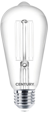 Century Lampada A Filamento Led Incanto White Edison E27 Luce Calda 7,5 W - 806 Lumen 10.00 Pz