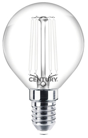 Century Lampada A Filamento Led Incanto White Sfera E14 Luce Calda 4,5 W - 470 Lumen 10.00 Pz