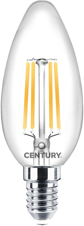 Century Lampada A Filamento Led Candela E14 Luce Naturale 6 W - 806 Lumen 10.00 Pz