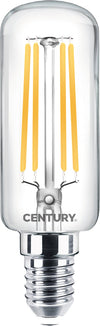 Century Lampada A Filamento Led Tubolare E14 Luce Calda 4 W - 470 Lumen 10.00 Pz