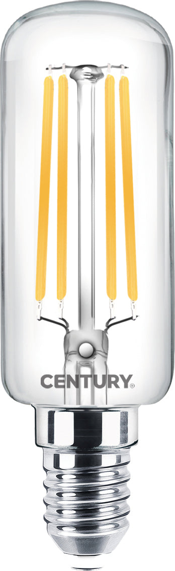 Century Lampada A Filamento Led Tubolare E14 Luce Calda 4 W - 470 Lumen 10.00 Pz
