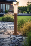 Century Paletto Da Giardino A Led Bamboo Mm. 800 H - E27 - Ip54 Col. Corten