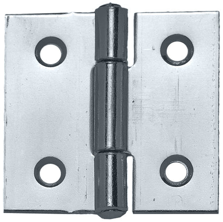 Cerniera Quadra Perno Fisso In Acciaio Zincato Mm. 65X65 24.00 Pz