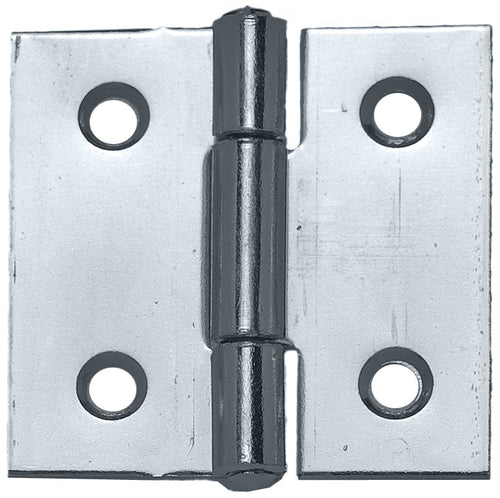 Cerniera Quadra Perno Fisso In Acciaio Zincato Mm. 65X65 24.00 Pz