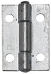 Cerniera Stretta Perno Fisso In Acciaio Zincato Mm. 65X35 24.00 Pz