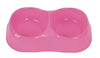 Ciotola Doppia Per Cani E Gatti Maya Double Cm. 26X15X8 H - Mis. M