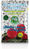 Ciottoli Bianchi Di Marmo Kg. 20 Mm. 15-25