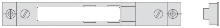 Cisa Contropiastra Regolabile Per Serrature Art. 06465 Mm. 162,5X30,5