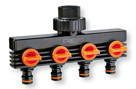 Claber Presa A 4 Vie In Blister Art. 8581