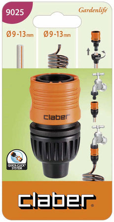 Claber Raccordo Per Tubi Mm 9-13 Art. 9025