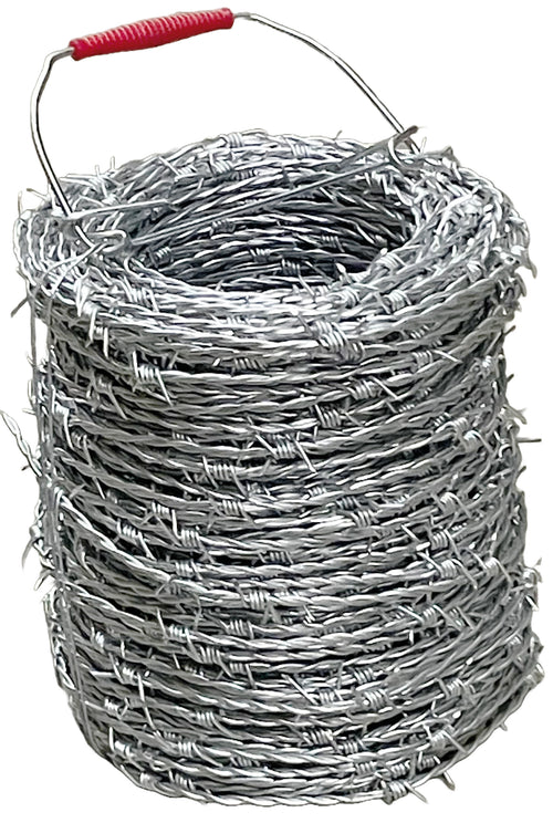 Confine Filo Spinato Zincato Mt.200 Ø Filo Mm.2,2