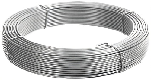 Confine Filo Zincato Per Tensione Mt.100 Ø Mm. 2,70 5.00 Rotoli