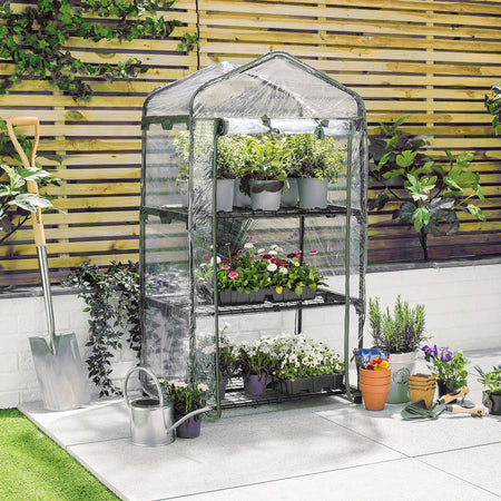 Confine Serra Da Giardino In Acciaio Cm. 69X49X130 H Col. Verde