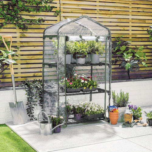 Confine Serra Da Giardino In Acciaio Cm. 69X49X130 H Col. Verde