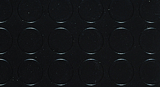 Copripavimento In Pvc Bollato Nero Rt. Mtl 25X Mt.1 H Spess. Mm.1 25.00 Mq