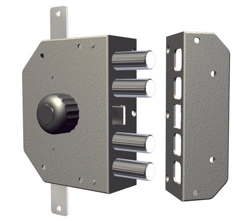 Cr Serratura Legno Appl. Cil/Pompa+S Trip.C/Pomolo Art. 3250 P E.60,5 Dx