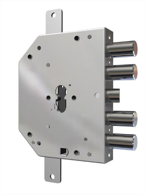 Cr Serratura Porte Blindate Appl. 2M+S Trip.Cil/Europeo Art. 2155/28 Pe E.60,5 Dx