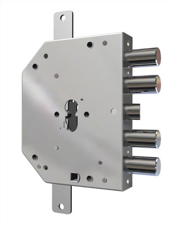 Cr Serratura Porte Blindate Appl. 2M+S Trip.Cil/Europeo Art. 2155/28 Pe E.60,5 Sx
