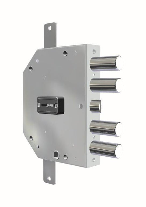 Cr Serratura Porte Blindate Appl. D/M 4M+S Trip. Art. 2155/28 E.60,5 Sx