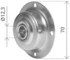 Cuscinetto Tondo Tipo Palermo Ø Mm. 70 Foro Rullino Ø Mm. 12,3