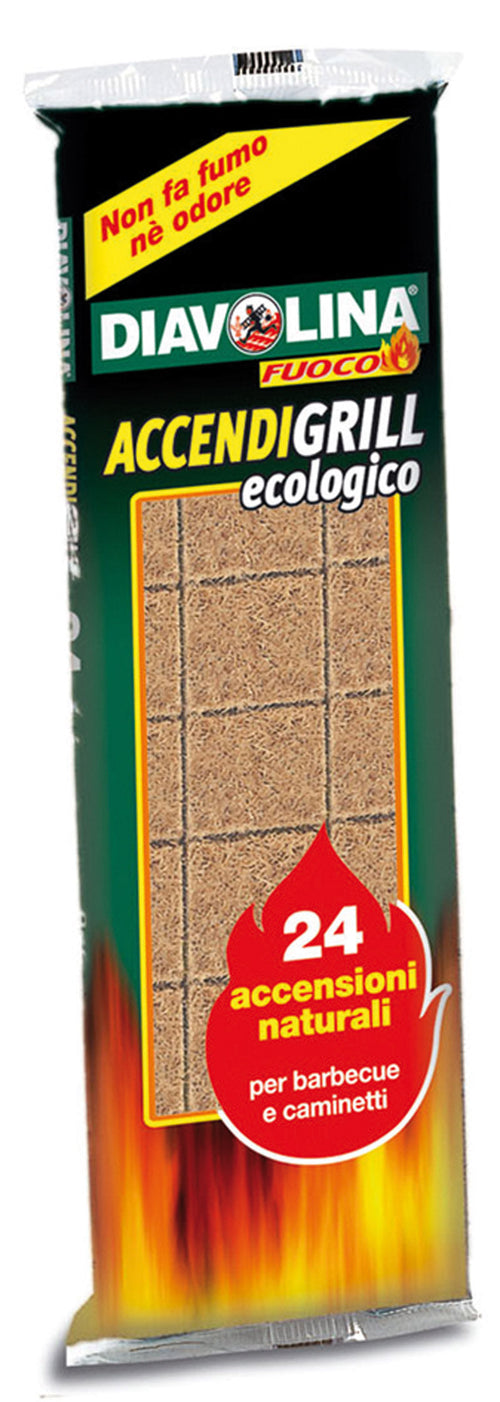 Diavolina Accendifuoco Ecologica 24 Cubetti 24.00 Pz