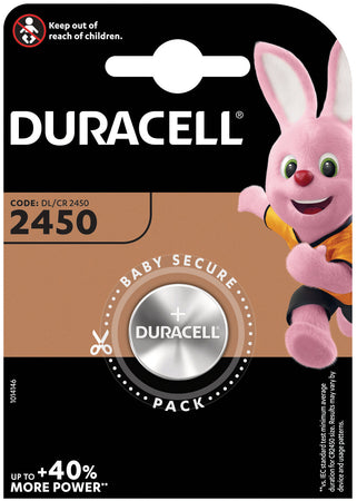 Duracell Pila Al Litio Specialistica Bottone 2450 1 Pz. 10.00 Pz