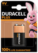 Duracell Pila Alcalina Serie Plus 1 Pz. Transistor 9 V 10.00 Pz