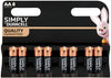 Duracell Pila Alcalina Serie Simply 8 Pz. Stilo 1,5V 12.00 Confezioni