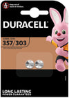 Duracell Pila Silver Oxide Specialistica Bottone 357/303 2 Pz. 10.00 Confezioni