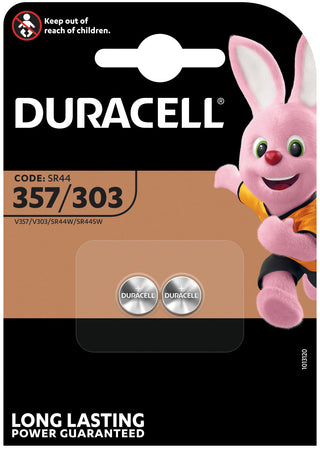 Duracell Pila Silver Oxide Specialistica Bottone 357/303 2 Pz. 10.00 Confezioni