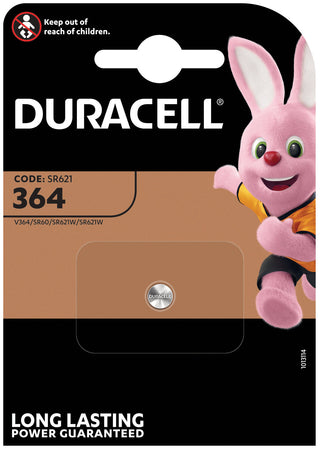 Duracell Pila Silver Oxide Specialistica Bottone 364 1 Pz. 10.00 Pz