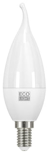 Ecolight Lampada A Led Colpo Di Vento E14 Luce Calda 6 W 10.00 Pz