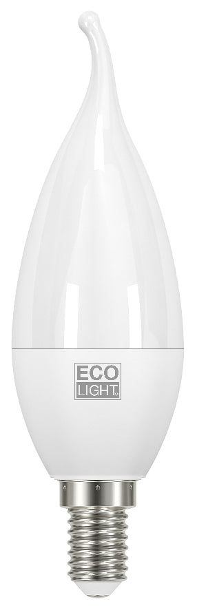 Ecolight Lampada A Led Colpo Di Vento E14 Luce Calda 6 W 10.00 Pz