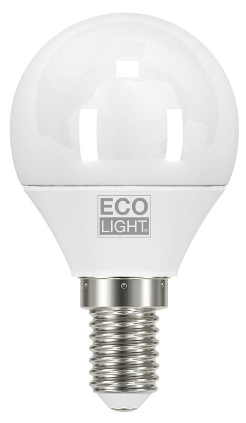 Ecolight Lampada A Led Mini Globo E14 Luce Calda 6 W 10.00 Pz