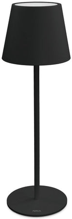 Ecolight Lampada Da Tavolo A Led Nina Ricaricabile 1,8 W - 180 Lumen - 3.000K Col. Nero