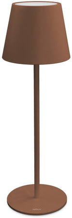 Ecolight Lampada Da Tavolo A Led Nina Ricaricabile 1,8 W - 180 Lumen - 3.000K Col. Ruggine