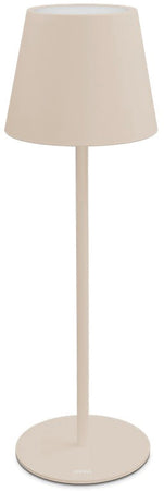 Ecolight Lampada Da Tavolo A Led Nina Ricaricabile 1,8 W - 180 Lumen - 3.000K Col. Sabbia