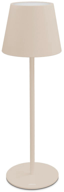 Ecolight Lampada Da Tavolo A Led Nina Ricaricabile 1,8 W - 180 Lumen - 3.000K Col. Sabbia