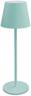 Ecolight Lampada Da Tavolo A Led Nina Ricaricabile 1,8 W - 180 Lumen - 3.000K Col. Turchese