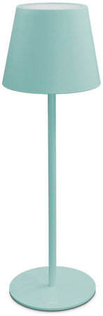 Ecolight Lampada Da Tavolo A Led Nina Ricaricabile 1,8 W - 180 Lumen - 3.000K Col. Turchese